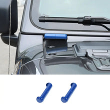 For 2018+ Jeep Wrangler JL 2 x Front Windshield Hinge Decor Exterior Trim RT-TCZ