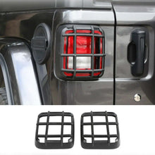 For 2018+ Jeep Wrangler JL 2PCS Rear Tail Light Lamp Guard Trim Protector RT-TCZ