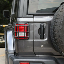 For 2018+ Jeep Wrangler JL 2PCS Rear Tail Light Lamp Guard Trim Protector RT-TCZ