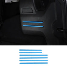 For 2018+ Jeep Wrangler JL 6PCS Rear Tail Trunk Cargo Strip Cover Trim RT-TCZ