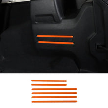 For 2018+ Jeep Wrangler JL 6PCS Rear Tail Trunk Cargo Strip Cover Trim RT-TCZ