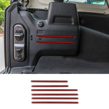 For 2018+ Jeep Wrangler JL 6PCS Rear Tail Trunk Cargo Strip Cover Trim RT-TCZ