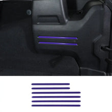 For 2018+ Jeep Wrangler JL 6PCS Rear Tail Trunk Cargo Strip Cover Trim RT-TCZ