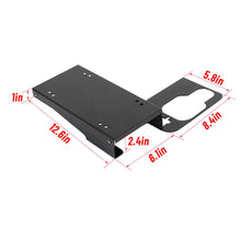 For 2018+ Jeep Wrangler JL Black Tailgate Door Grab Handle License Plate Holder Bracket RT-TCZ