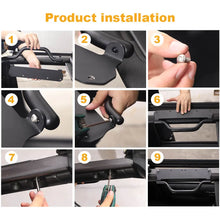 For 2018+ Jeep Wrangler JL Gladiator JT Alloy/Iron Car Roof Hard Top Grab Handles RT-TCZ
