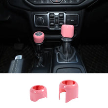 For 2018+ Jeep Wrangler JL Gladiator JT Four Wheel Drive Gear Shift Head Trim Cover RT-TCZ
