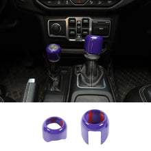 For 2018+ Jeep Wrangler JL Gladiator JT Four Wheel Drive Gear Shift Head Trim Cover RT-TCZ
