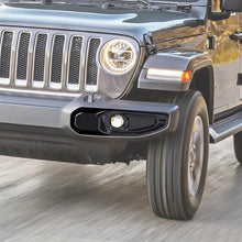 For 2018+ Jeep Wrangler JL/Gladiator JT Front Fog Light & Front Bumper Fog Light Trim Bezels RT-TCZ