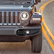 For 2018+ Jeep Wrangler JL/Gladiator JT Front Fog Light & Front Bumper Fog Light Trim Bezels RT-TCZ