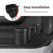 For 2018+ Jeep Wrangler JL Gladiator JT Front & Rear Door Net Replacement Door Pocket Map Storage Box Organizer Cup Holder RT-TCZ
