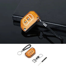 For 2018+ Jeep Wrangler JL Gladiator JT Leather Car Remote Key Fob Case Holder Cover RT-TCZ