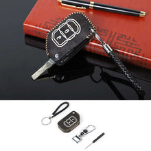 For 2018+ Jeep Wrangler JL Gladiator JT Leather Car Remote Key Fob Case Holder Cover RT-TCZ