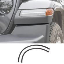 For 2018+ Jeep Wrangler JL/Gladiator JT Rubber Seal Strips Wheel Eyebrow Mudguard RT-TCZ
