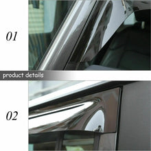 For 2018+ Jeep Wrangler JL Gladiator JT Side Window Visors Rain Shield Guards RT-TCZ
