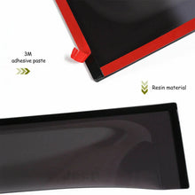 For 2018+ Jeep Wrangler JL Gladiator JT Side Window Visors Rain Shield Guards RT-TCZ