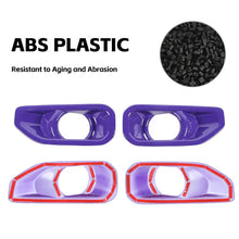 For 2018+ Jeep Wrangler JL/Gladiator JT Sport Front Fog Lamp Light Trim Bezels RT-TCZ