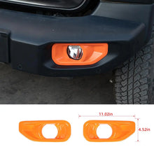 For 2018+ Jeep Wrangler JL/Gladiator JT Sport Front Fog Lamp Light Trim Bezels RT-TCZ