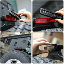 For 2018+ Jeep Wrangler JL High Mounted Brake Stop Brake Lamp Light Guards Cover Trim RT-TCZ