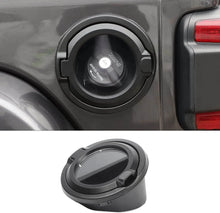 thumbnail image 2 of Locking Fuel Door Cover For 2018-2023 Jeep Wrangler JL 4-Door - Black Aluminum 2 of 2