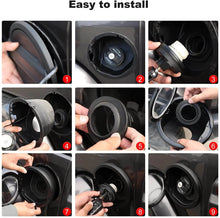 For 2018+ Jeep Wrangler JL JLU 2/4 Door Gas Cap Cover Fuel Tank Door Transparent Cover RT-TCZ