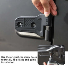For 2018+ Jeep Wrangler JL JLU 2/4Door Door Hinge Original Accessories Black USA Flag RT-TCZ