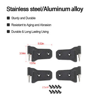 For 2018+ Jeep Wrangler JL JLU 2/4Door Door Hinge Original Accessories Black USA Flag RT-TCZ