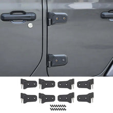 For 2018+ Jeep Wrangler JL JLU 2/4Door Door Hinge Original Accessories Black USA Flag RT-TCZ
