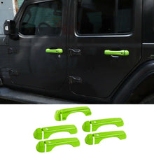 For 2018+ Jeep Wrangler JL JLU 4-Door Door Handle & Tailgate Handle Cover Trim RT-TCZ