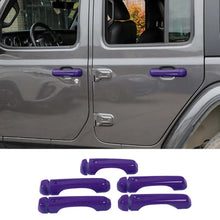 For 2018+ Jeep Wrangler JL JLU 4-Door Door Handle & Tailgate Handle Cover Trim RT-TCZ