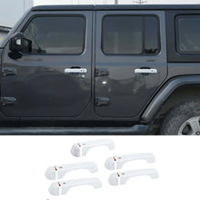 For 2018+ Jeep Wrangler JL JLU 4-Door Door Handle & Tailgate Handle Cover Trim RT-TCZ