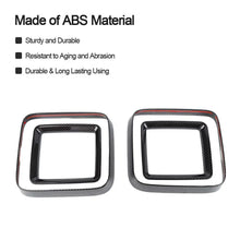 For 2018+ Jeep Wrangler JL JLU  4 x Tail Lamp Bezel Guard Cover Protector Trim (Applicable halogen lamps) RT-TCZ