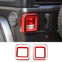 For 2018+ Jeep Wrangler JL JLU  4 x Tail Lamp Bezel Guard Cover Protector Trim (Applicable halogen lamps) RT-TCZ