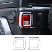 For 2018+ Jeep Wrangler JL JLU  4 x Tail Lamp Bezel Guard Cover Protector Trim (Applicable halogen lamps) RT-TCZ