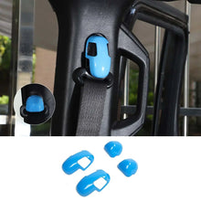 For 2018+ Jeep Wrangler JL JLU 4Pcs Seat Belt Buckle Trim Cover RT-TCZ