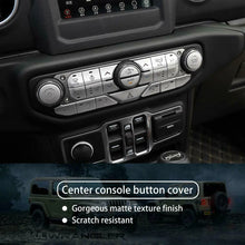 For 2018+ Jeep Wrangler JL JLU Center Console Button Decorative Cover Trim RT-TCZ