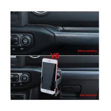 For 2018+ Jeep Wrangler JL JLU /Gladiator JT Co-Pilot Grab Bar Mount Drink Cup & Phone Holder RT-TCZ
