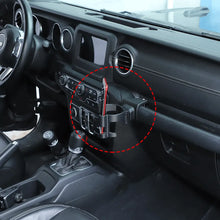 For 2018+ Jeep Wrangler JL JLU /Gladiator JT Co-Pilot Grab Bar Mount Drink Cup & Phone Holder RT-TCZ