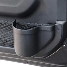 For 2018+ Jeep Wrangler JL JLU Gladiator JT Front Door Pocket Water Cup Holder Map Organizer Storage Box, Door Net Replacement RT-TCZ