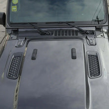 For 2018+ Jeep Wrangler JL JLU Gladiator JT Hood Engine Bonnet Air Vent Outlet Cover Trim (not fit Rubicon) RT-TCZ