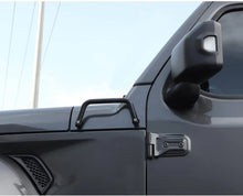 For 2018+ Jeep Wrangler JL JLU/ Gladiator JT Hood Side Angle Grab Handle (Black,1 Handle/set, Not Fit For 4XE Left Side) RT-TCZ