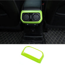 For 2018+ Jeep Wrangler JL JLU Gladiator JT Rear Back Seat Air Vents Trim Cover Bezel RT-TCZ