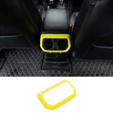 For 2018+ Jeep Wrangler JL JLU Gladiator JT Rear Back Seat Air Vents Trim Cover Bezel RT-TCZ