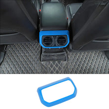 For 2018+ Jeep Wrangler JL JLU Gladiator JT Rear Back Seat Air Vents Trim Cover Bezel RT-TCZ