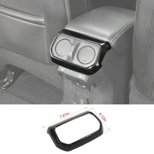 For 2018+ Jeep Wrangler JL JLU Gladiator JT Rear Back Seat Air Vents Trim Cover Bezel RT-TCZ