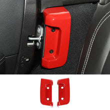 For 2018+ Jeep Wrangler JL JLU Rear Door Lock Protection Cover Protector Trim RT-TCZ