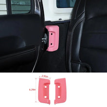 For 2018+ Jeep Wrangler JL JLU Rear Door Lock Protection Cover Protector Trim RT-TCZ