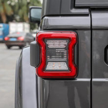 For 2018+ Jeep Wrangler JL JLU Rear Taillights Lamp Guard Trim Black 2Pcs RT-TCZ