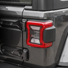 For 2018+ Jeep Wrangler JL JLU Rear Taillights Lamp Guard Trim Black 2Pcs RT-TCZ