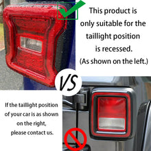 For 2018+ Jeep Wrangler JL JLU Rear Taillights Lamp Guard Trim Black 2Pcs RT-TCZ