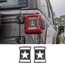 For 2018+ Jeep Wrangler JL JLU Rear Taillights Lamp Guard Trim Black 2Pcs RT-TCZ